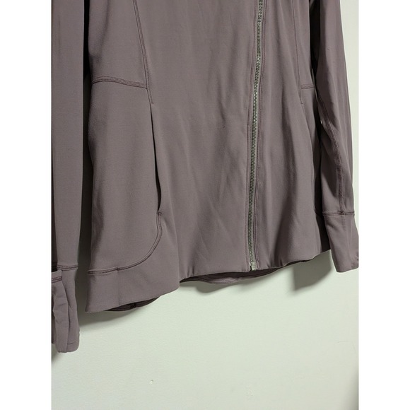 LULULEMON Women's 12 Every Journey Hoodie II Iced Iris FullAsymmetrical Zip Hood - Picture 5 of 11